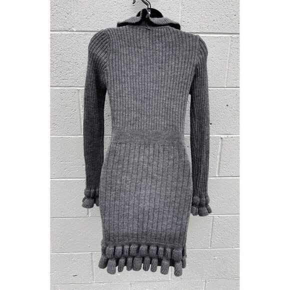 Elisabetta Collection Wool Mohair blend Open Cardigan Ruffle Women’s Size Small - Picture 5 of 12